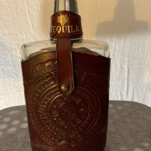 Vintage tequila flask